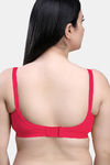 Maroon Clothing Single Layered Non Wired Full Coverage Sag Lift Bra (Pack of 2) - Multicolor — thumbnail 4